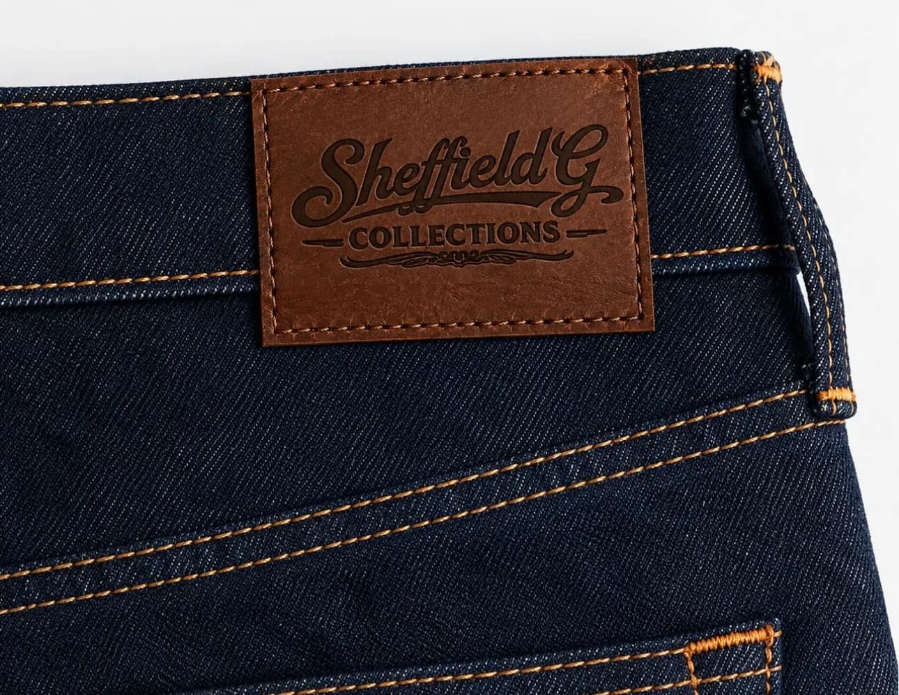 Early samples and designs for the upcoming Sheffield G Collections denim range.